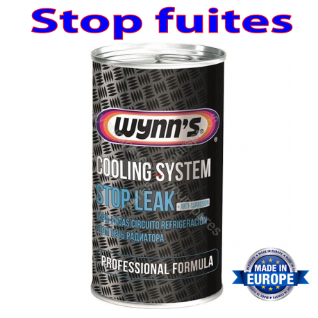 Mon auto Antilles - Le Stop fuite radiateur par Wynn's : 👉 stoppe et  prévient sans démontage les fuites du circuit de refroidissement 👉 Il  protège de la formation de rouille, tartre